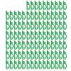 Glomora 100pcs Christmas Lights Gutter Clips, Reusable Waterproof Frostproof Plastic Gutter Clips String Light Hooks, for Christmas Decoration String Lights Outdoor (Grass Green) view 1