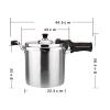 304 Stainless Steel Pressure Cooker Large Capacity Explosion Proof Soup Pot, Multiple Safety Protection, Thickened Slow Cooker(8L) view 3