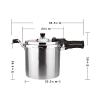304 Stainless Steel Pressure Cooker Large Capacity Explosion Proof Soup Pot, Multiple Safety Protection, Thickened Slow Cooker(8L) view 4