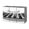 KLSVTMEA Multi Use Organizer Bins, Piano Music Symbol Printed Storage Bins, Foldable Storage Baskets Are Suitable For Bedrooms, Offices, And Cars view 1