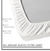 NOGAWA Sunset Ocean Beach Sheets King, Sea Tropical Landscape Bed Sheets, Deep Pocket & Soft Microfiber Bedding Sheets & Pillowcases 4 Piece - Fitted Sheet & Flat Sheet & 2 Pillow Cases view 4