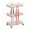 SLGGPJBU Trolley 3 Tier Beauty Storage Cart Rolling Utility Cart for Salon Home Hotel Space Saving Imitation Marble Shelves view 1