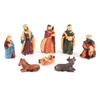 3-Inch Christmas Nativity Scene Classic Manger Set Resin Figurines Baby Jesus - 8 Piece Renaissance Collection Religious Gift Decor view 1