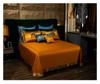 Egyptian Cotton Bedding Set Luxury Jacquard Duvet Cover Set Super King Queen Quilt Cover Bedsheet Pillowcase 4pcs,Bed view 3