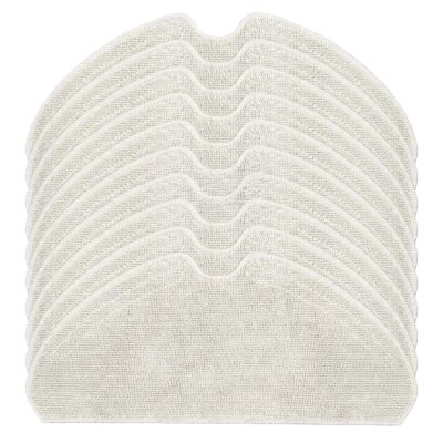 10 Pieces Mop Cloth, Compatible for DREAME F9 Pro D10S Pro D9 Max, Vacuum Cleaner Accessory Part