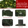 Glowing Petals Solar Extra Large Christmas Wreath 96 Inch Pre-Lit Solar 1000 Led Warm White Lights Holiday Artificial Decor Lighted Wreath Outdoor for Green Christmas Decorations 96Inch(9601) view 2