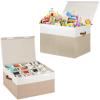 Gowee hoe Storage Organizer for Closet Fits 16 Pairs, Large Toy Storage Box with Lid view 1