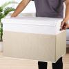 Gowee hoe Storage Organizer for Closet Fits 16 Pairs, Large Toy Storage Box with Lid view 4