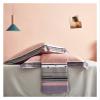 4Pieces Queen King Size Bedding Set 1000TC Egyptian Cotton Soft Bedsheet Set Duvet Cover Pillowcase,Bed view 3