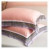 4Pieces Queen King Size Bedding Set 1000TC Egyptian Cotton Soft Bedsheet Set Duvet Cover Pillowcase,Bed view 4