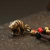 Piegricdiat Feng Shui Gourd Keychain with Five Emperors Money Bring Good Luck and Wealth,home Office Other Scenes and Gifting view 3