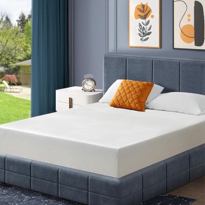 LDLON 12 Inch King Size Gel Memory Foam Mattress, Breathable Medium Firm Mattress in a Box for Pressure Relief, CertiPUR-US Certified, Fiberglass-Free
