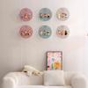 Blind Box Figure Round Wall-Mounted Collectibles Display Cabinet, Photo Frame Transparent Storage Shelf, Acrylic Curio Case for Bedroom(Clear,25X9.4X25cm-9.8X3.7X9.8in) view 4