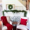 6.2FT Artificial Long Cedar Garlands, Real Touch Winter Norfolk Pine Garland Green Artificial Greenery Garland Artificail Pine Christmas Garland for Holiday Wall Indoor Outdoor (6.2FT) view 4