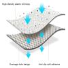ACFFVBW Bath Mat Corner Shower Mat,Curved Bath Mats for Inside Shower,Loofah Sector Bath Mat Non Slip Bathroom Floor Mat Mould Shower Mat for Wet Area(Red,55x55cm) view 2