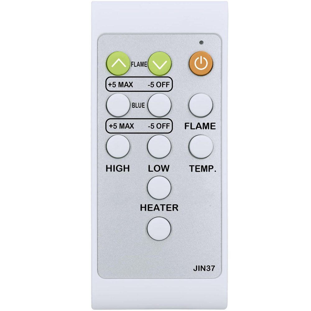 Replacement Remote Control for Northwest Electric Fireplace 80-2000A-36 80-2000A-42 80-2000A-54 (with Oversized Buttons)