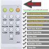 Replacement Remote Control for Paramount Premium Electric Fireplace JR42,JR42 White,JR50,JR50 White,JR60,JR72 (with Oversized Buttons) view 2