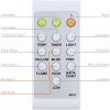 Replacement Remote Control for Paramount Premium Electric Fireplace JR42,JR42 White,JR50,JR50 White,JR60,JR72 (with Oversized Buttons) view 3