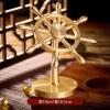 Piegricdiat  Feng Shui Gourd Keychain with Five Emperors Money Bring Good Luck and Wealth,home Office Other Scenes and Gifting 370g view 2