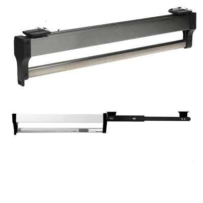 Wardrobe Pull-Out Trousers Rack - Extendable Pull Out Closet Rod, Pull Out 30-80cm Clothes Rail, Steel Extendable Closet Rod For Pants Clothing Storage, Wardrobe Adjustable Clothes Hanger Rail(450mm/1