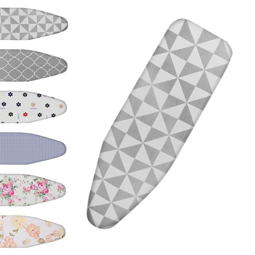 YAQXYH Ironing Board Cover and Pad Heat Resistant Replacement Ironing Board Cover with Elastic Edge Iron Board Cover 36x12inch 39x13inch 43x13inch 48x15inch(Checkered,36x12inch(90x30cm))