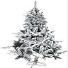 UWYTGF Christmas Tree Xmas Tree Christmas Tree Artificial Tree Decoration Auto-Spread Premium Hinged Flocked Artific Christmas Tree,4Ft(120CM) view 1