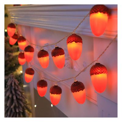 Fairy Lights, Nordic Style LED Artificial Acorn String Light Creative Warm White Copper Wire Lights Novelty Fairy Lights for Christmas Party Wedding Decor