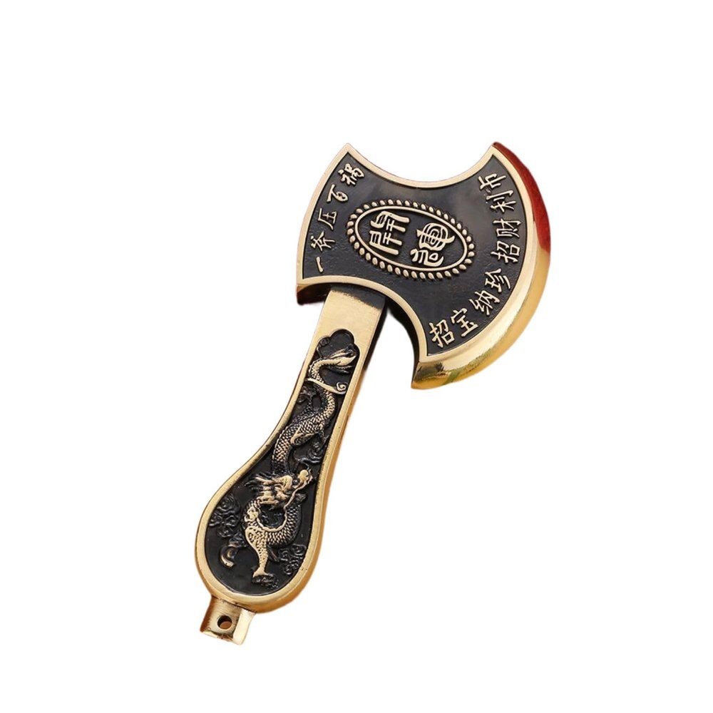 Piegricdiat  Feng Shui Gourd Keychain with Five Emperors Money Bring Good Luck and Wealth,home Office Other Scenes and Gifting 