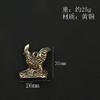 Piegricdiat Feng Shui Gourd Keychain with Five Emperors Money Bring Good Luck and Wealth,home Office Other Scenes and Gifting - view 2