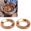 64mm Plated Flat Burr Coffee Grinder for DF64 DF64P DF64E DF64V for Super Jolly and Mini E, Caimano CODY II Fellow Ode with E5P E6P E37J view 1