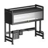 3 Tier Over Sink Dish Rack for a Tidy Kitchen Sink Shelf Organized Over Sink Dish Drying Rack Multi-Function Large Storage Kitchen Dish Rack with Cover for Dishes(86cm) view 1