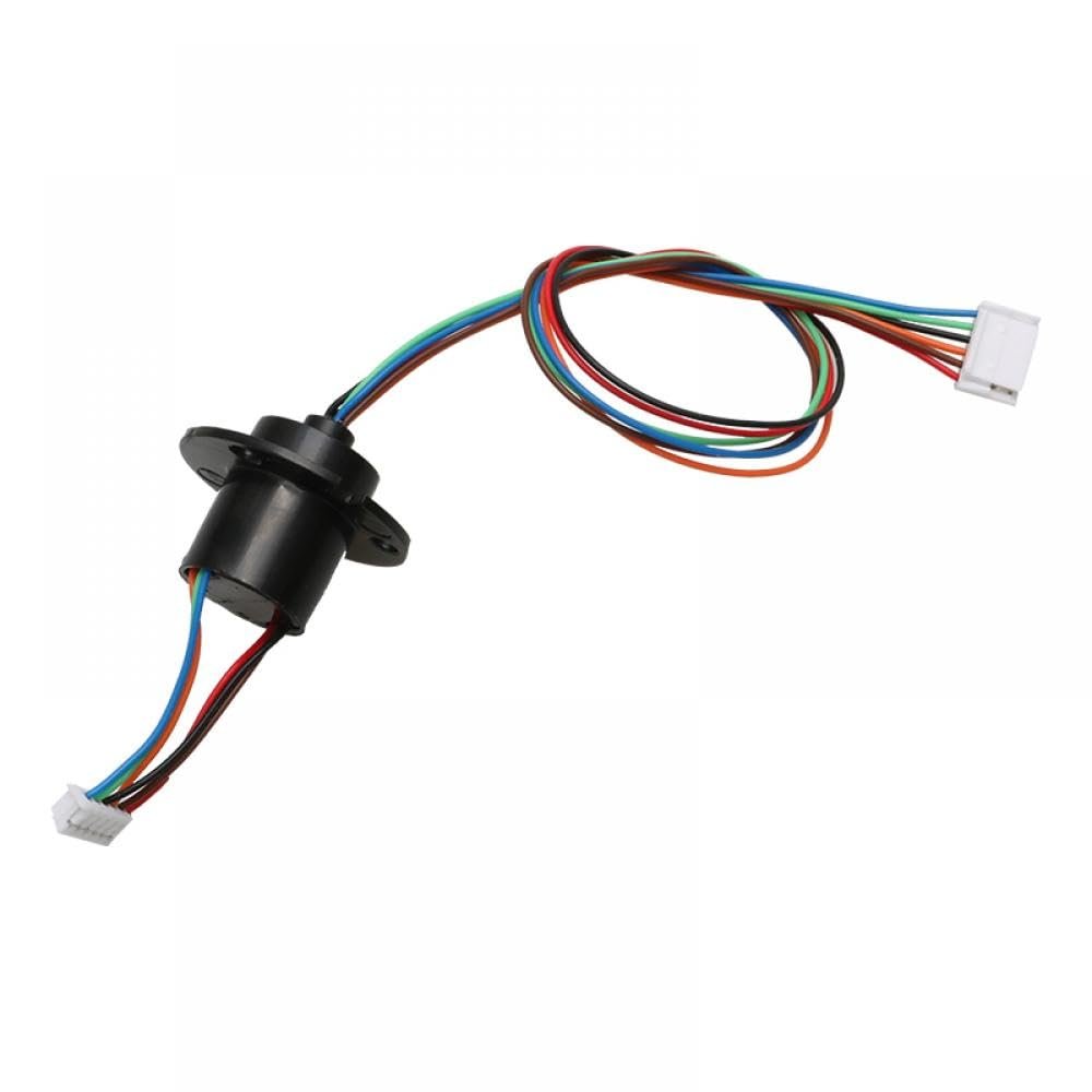 6CH 6-Way Conductive Slip Ring Motor Collector Ring 12.5mm Joint Compatible With Model Radar