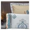 1000TC Long Staple Cotton and Embroidered Brocade Satin Jacquard European Luxury Bedding Set Duevt Cover Bed Sheet Pillowcases,Bedding view 4
