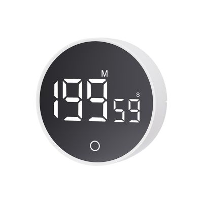 JBNCRYGD Digital Timer with Large Bright Display, 199 Minute Countdown Countup Timer Strong Magnetic Back, Easy Operation - Perfect for Kitchen, Classroom, and Workout,B