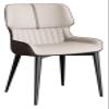 DONGDAWAN Dining Chair Dining Chairs Dining Chair Kitchen Dining Chairs Modern Napa Leather High Back Padded Soft Seat Carbon Steel Leg Living Room Side Chairs -Dark Blue+Coffee-One Size view 1