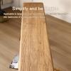 PLMOKN Wooden Narrow Bench Indoor Farmhouse Entryway Long Rustic Noodle for End of Bed Hallway Church Pew Breakfast Nook Kitchen & Dining Room Benches,78.7X10.2X17.7 Inch view 3