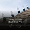 Canny Systems Christmas Light Ridge Clip Pro - Bag of 25 - Professional Grade Outdoor Clips for Mounting C9 Light Lines on Roof Shingle Ridges view 2