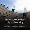 Canny Systems Christmas Light Ridge Clip Pro - Bag of 25 - Professional Grade Outdoor Clips for Mounting C9 Light Lines on Roof Shingle Ridges view 3