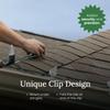 Canny Systems Christmas Light Ridge Clip Pro - Bag of 25 - Professional Grade Outdoor Clips for Mounting C9 Light Lines on Roof Shingle Ridges view 4