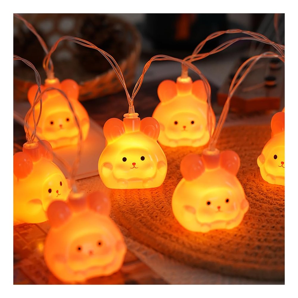 Fairy Lights, Creative Decoration Lights Easter Day String Lights LED Warm White Copper Wire Lights Hanging Fairy Lights for Bedroom Party Decor,3m