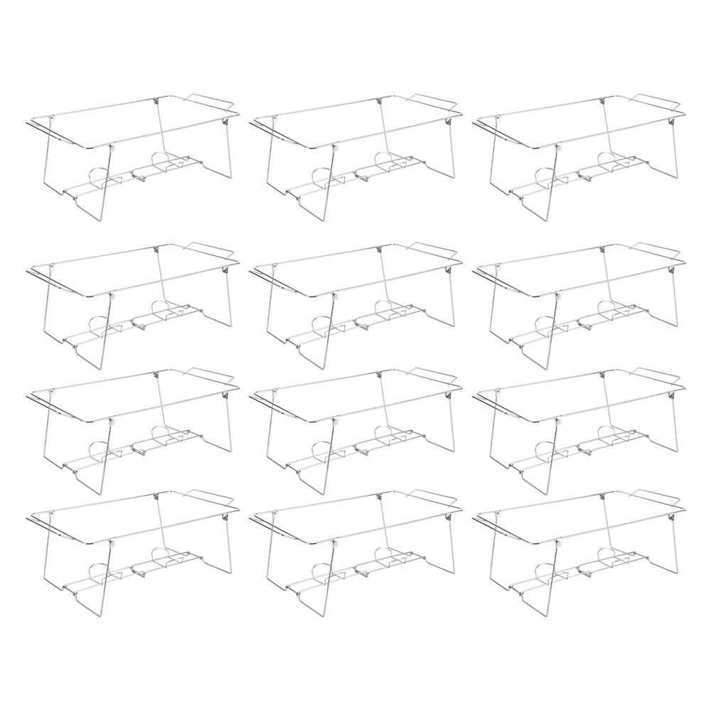 Lidhujnk Chafing Wire Rack Buffet Stand - 12 Pack Full Size Racks For Dish Serving Trays Food Warmer catering supplies for Parties, Occasions