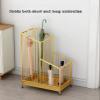 KOMFGT Umbrella Stand, Umbrella Stands Simple and Stylish Umbrella Organizer Multifunctional Home Entrance Umbrella Holder with Drip Tray for Office, Hallway, Porchand Door (White L) view 4