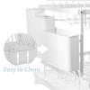 Cabilock Dish Drying Rack Drainage Design Compact Multi-Functional Kitchen Tableware Drainer Holder Construction for Easy Storage and Cleaning view 2