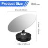 KTZCTPCA Espresso Extractor Mirror, Espresso Shot Mirror, Coffee Extraction Observation Mirror, Coffee Extraction Reflective Mirror, Reflector Magnetic Base for Observing Coffee Flow Rate (Black) view 2