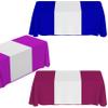 Custom Table Runner with Business Logo Text, Personalized Table Runner for Party Birthday Wedding, Customized Tablecloth Runners for Festival Celebration Vendor Tradeshow Events, Cyan, 24x72Inch view 4
