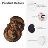 The Lion's Gaze Car Interior Coasters, 2.7 Inch Diameter Car Drink Absorbent Coasters 2 Pack, Auto Accessories, Cars, Trucks, SUVs view 4
