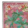 Qmkmyy Boho Floral Tiger Area Rug 5x8ft Tropical Trees Leopard Rugs Rustic Flowers Jungle Animal Carpet Lightweight Washable Rectangular Floor Mat for Living Room Bedroom view 3