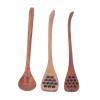 3pcs Honey Dipper Stick Set, Multipurpose Wooden Honey Dipper Spoons, Long Handle, Reusable, with Unique Designs, for Honey, Coffee, Tea, and More view 1