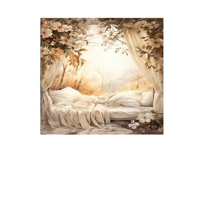 11x14 Bohemian Wall Art Canvas Print (Afternoon Nap)