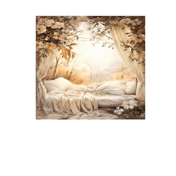11x14 Bohemian Wall Art Canvas Print (Afternoon Nap)